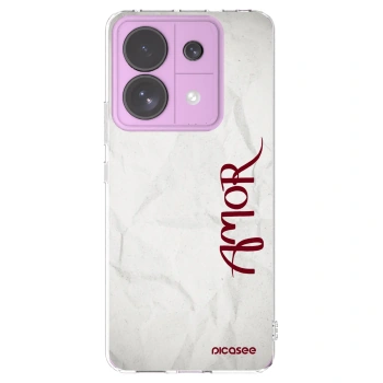 Picasee silikonska prozirna maskica za Xiaomi Redmi Note 13 Pro 5G - Amor