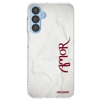 Picasee silikonska prozirna maskica za Samsung Galaxy A15 A156B 5G - Amor