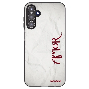 Picasee crna silikonska maskica za Samsung Galaxy A15 A155F 4G - Amor
