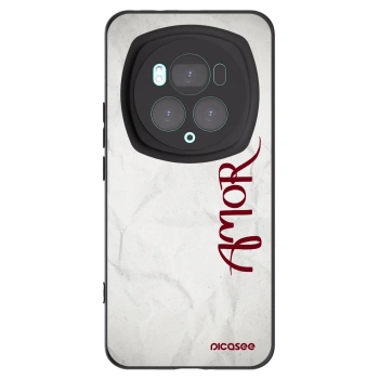 Picasee crna silikonska maskica za Honor Magic6 Pro - Amor