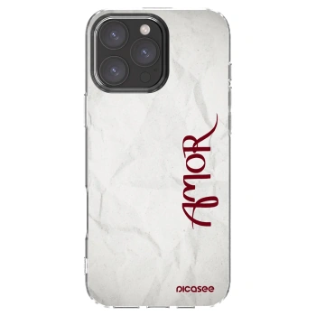 Picasee silikonska prozirna maskica za Apple iPhone 16 Pro Max - Amor