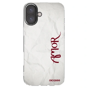 Picasee silikonska prozirna maskica za Apple iPhone 16 Plus - Amor