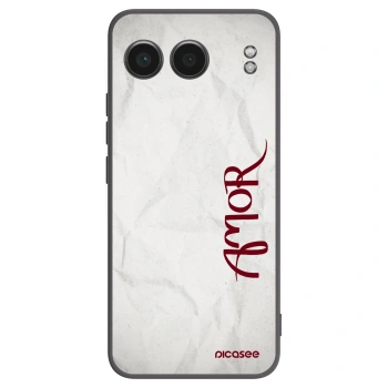 Picasee crna silikonska maskica za OnePlus Nord 4 - Amor
