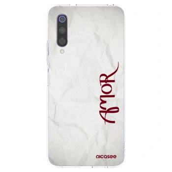 Picasee silikonska prozirna maskica za Xiaomi Mi 9 - Amor