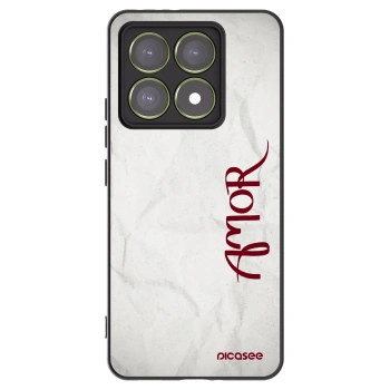 Picasee crna silikonska maskica za Xiaomi 14T - Amor