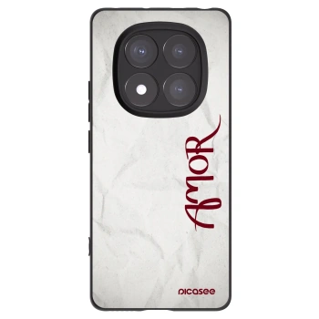 Picasee crna silikonska maskica za Xiaomi Redmi Note 14 Pro+ 5G - Amor