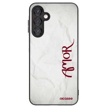 Picasee crna silikonska maskica za Samsung Galaxy A16 5G - Amor