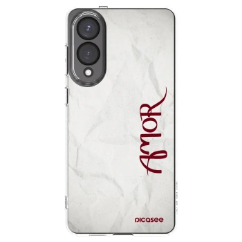 Picasee silikonska prozirna maskica za Samsung Galaxy S25 Edge 5G - Amor