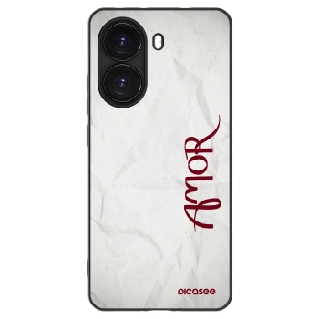 Picasee crna silikonska maskica za Xiaomi Poco X7 Pro 5G - Amor