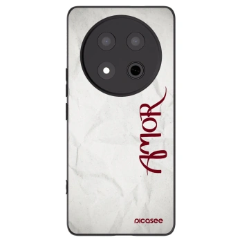 Picasee crna silikonska maskica za Honor Magic7 Lite 5G - Amor