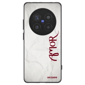 Picasee crna silikonska maskica za Vivo X200 Pro - Amor