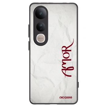 Picasee crna silikonska maskica za Vivo V50 Lite 5G - Amor