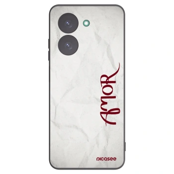 Picasee crna silikonska maskica za Xiaomi Redmi A5 - Amor