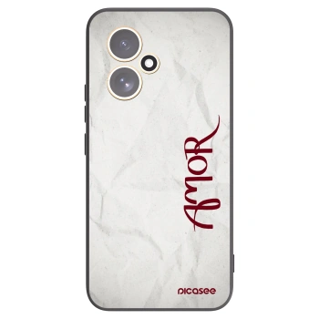 Picasee crna silikonska maskica za Honor 400 5G - Amor