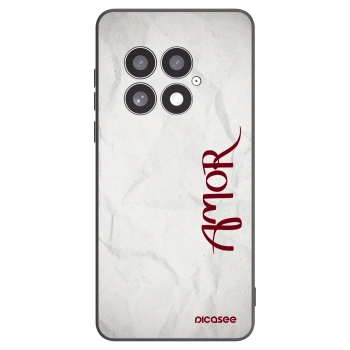 Picasee crna silikonska maskica za OnePlus 13 5G - Amor