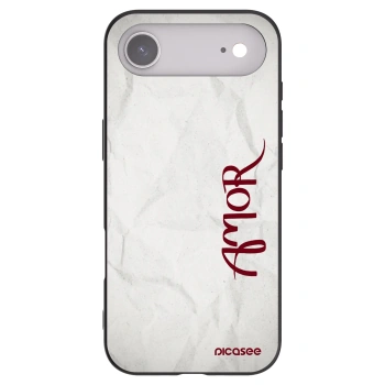 Picasee crna silikonska maskica za Apple iPhone Air - Amor