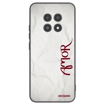Picasee crna silikonska maskica za Realme 12X - Amor