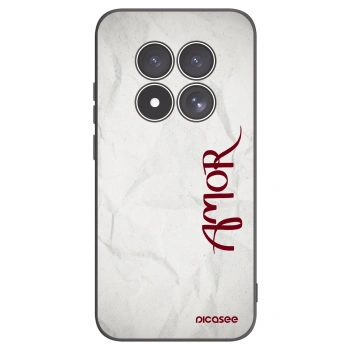 Picasee crna silikonska maskica za Xiaomi Redmi Note 15 Pro 4G - Amor
