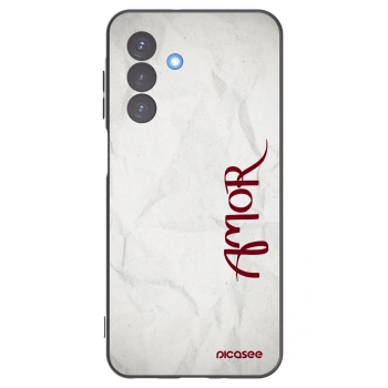 Picasee crna silikonska maskica za Samsung Galaxy A17 5G - Amor