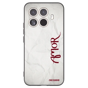 Picasee crna silikonska maskica za Xiaomi 15T Pro - Amor