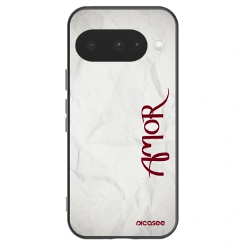 Picasee crna silikonska maskica za Google Pixel 10 - Amor