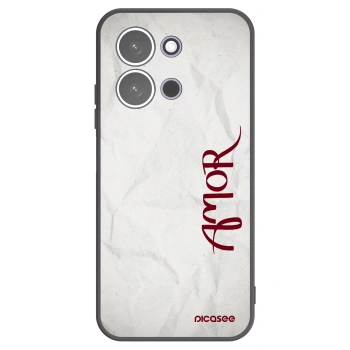 Picasee crna silikonska maskica za Xiaomi Redmi 15C 5G - Amor