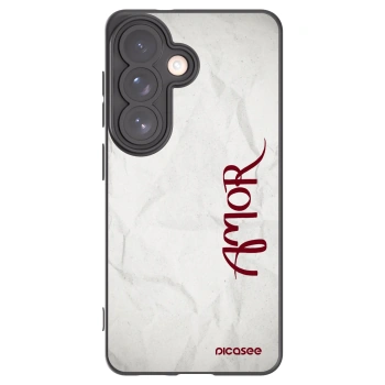 Picasee crna silikonska maskica za Samsung Galaxy S26 - Amor