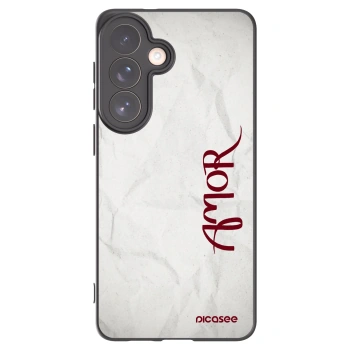 Picasee crna silikonska maskica za Samsung Galaxy S26+ - Amor