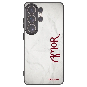 Picasee crna silikonska maskica za Samsung Galaxy S26 Ultra - Amor