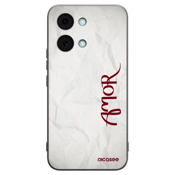 Picasee crna silikonska maskica za Xiaomi Poco X8 Pro Max - Amor