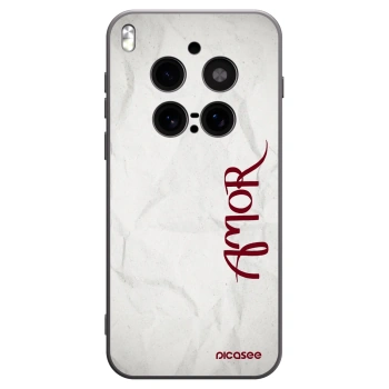Picasee crna silikonska maskica za Vivo X300 Pro - Amor