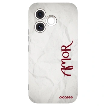 Picasee crna silikonska maskica za Honor 600 Lite - Amor