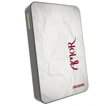 Picasee Prijenosni punjač s MagSafe 10 000 mAh Sivo - Amor