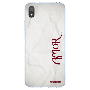 Picasee silikonska prozirna maskica za Xiaomi Redmi 7A - Amor