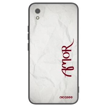 Picasee crna silikonska maskica za Xiaomi Redmi 7A - Amor