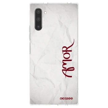 Picasee silikonska prozirna maskica za Samsung Galaxy Note 10 N970F - Amor