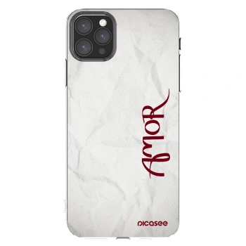 Picasee silikonska prozirna maskica za Apple iPhone 11 Pro Max - Amor