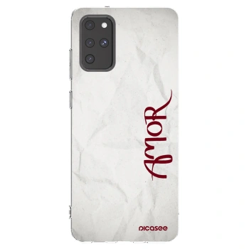 Picasee silikonska prozirna maskica za Samsung Galaxy S20+ G985F - Amor