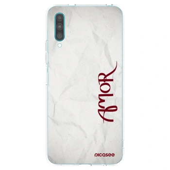 Picasee silikonska prozirna maskica za Samsung Galaxy A30s A307F - Amor