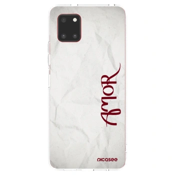 Picasee silikonska prozirna maskica za Samsung Galaxy Note 10 Lite N770F - Amor