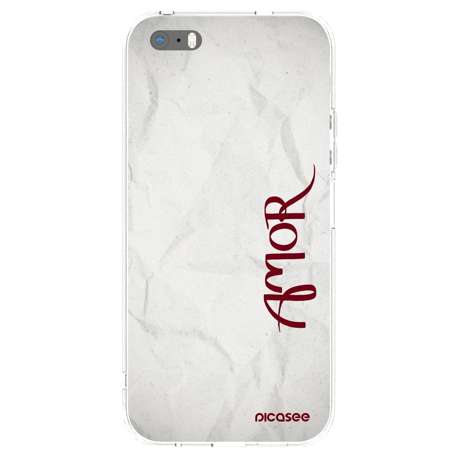 Picasee silikonska prozirna maskica za Apple iPhone 5/5S/SE - Amor