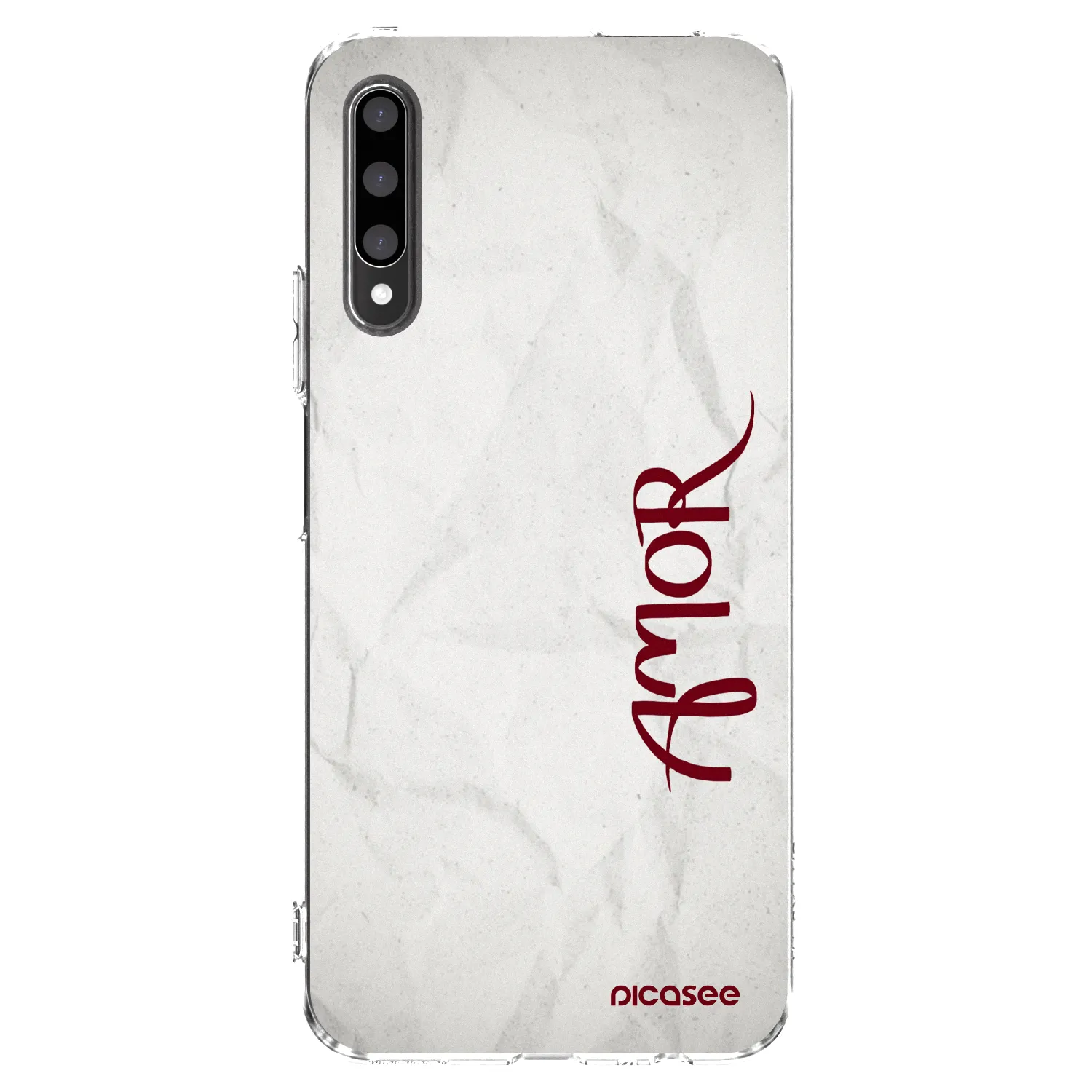 Picasee silikonska prozirna maskica za Honor 9X Pro - Amor