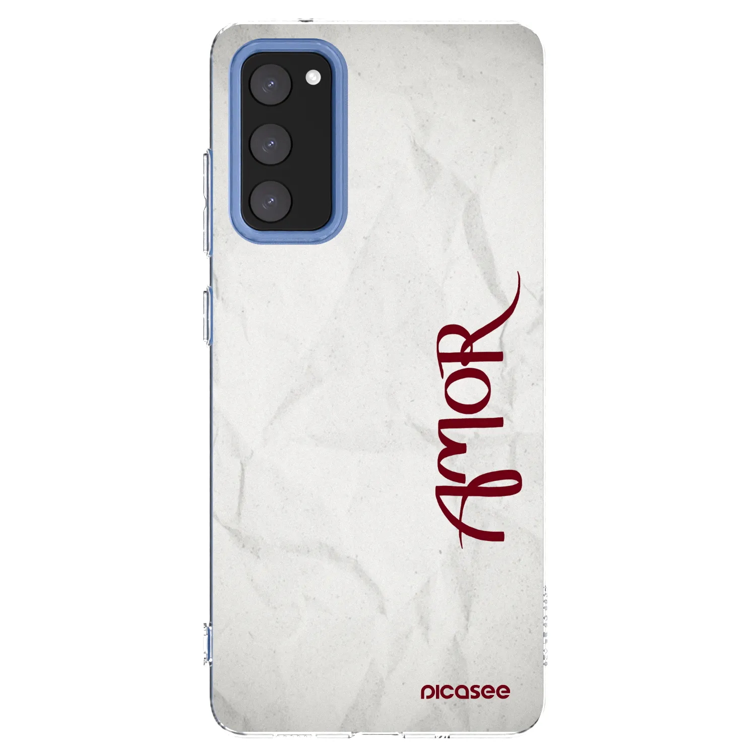 Picasee silikonska prozirna maskica za Samsung Galaxy S20 FE - Amor
