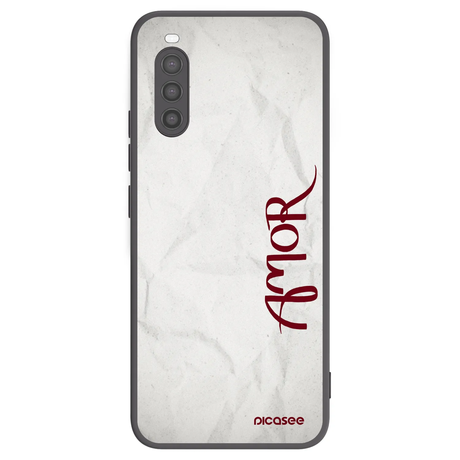 Picasee crna silikonska maskica za Sony Xperia 10 II - Amor