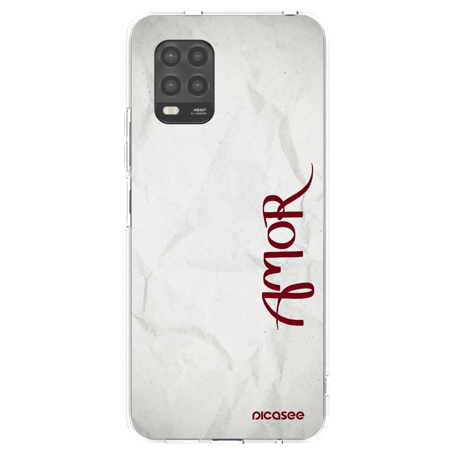 Picasee silikonska prozirna maskica za Xiaomi Mi 10 Lite - Amor
