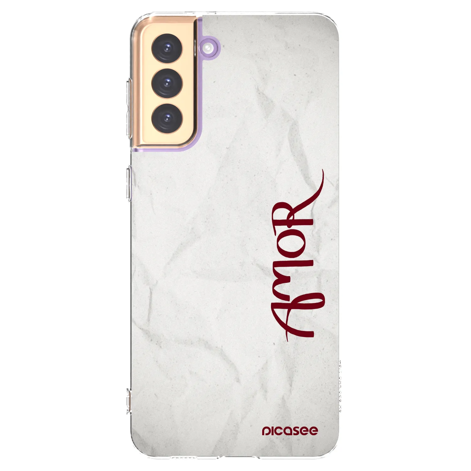 Picasee silikonska prozirna maskica za Samsung Galaxy S21+ 5G G996F - Amor
