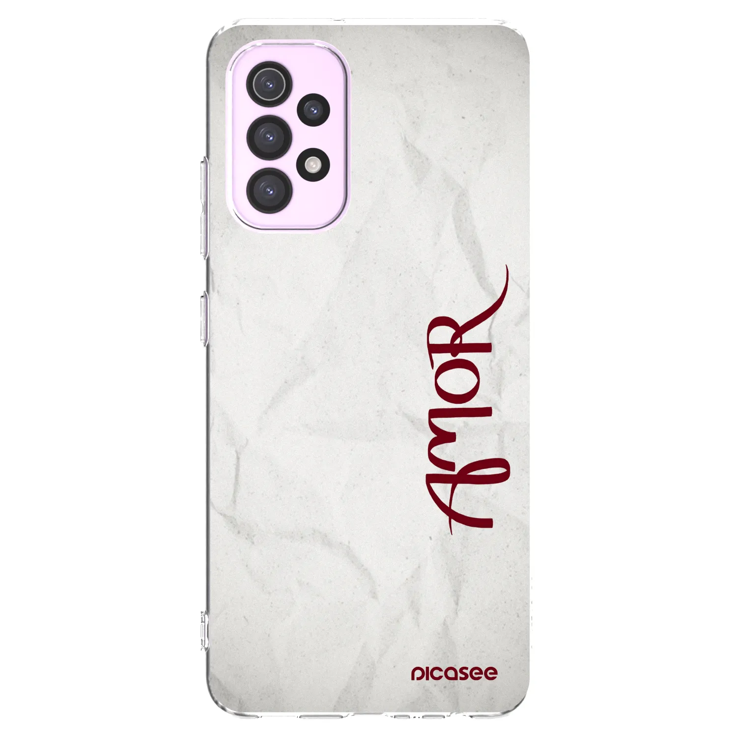 Picasee silikonska prozirna maskica za Samsung Galaxy A32 5G A326B - Amor