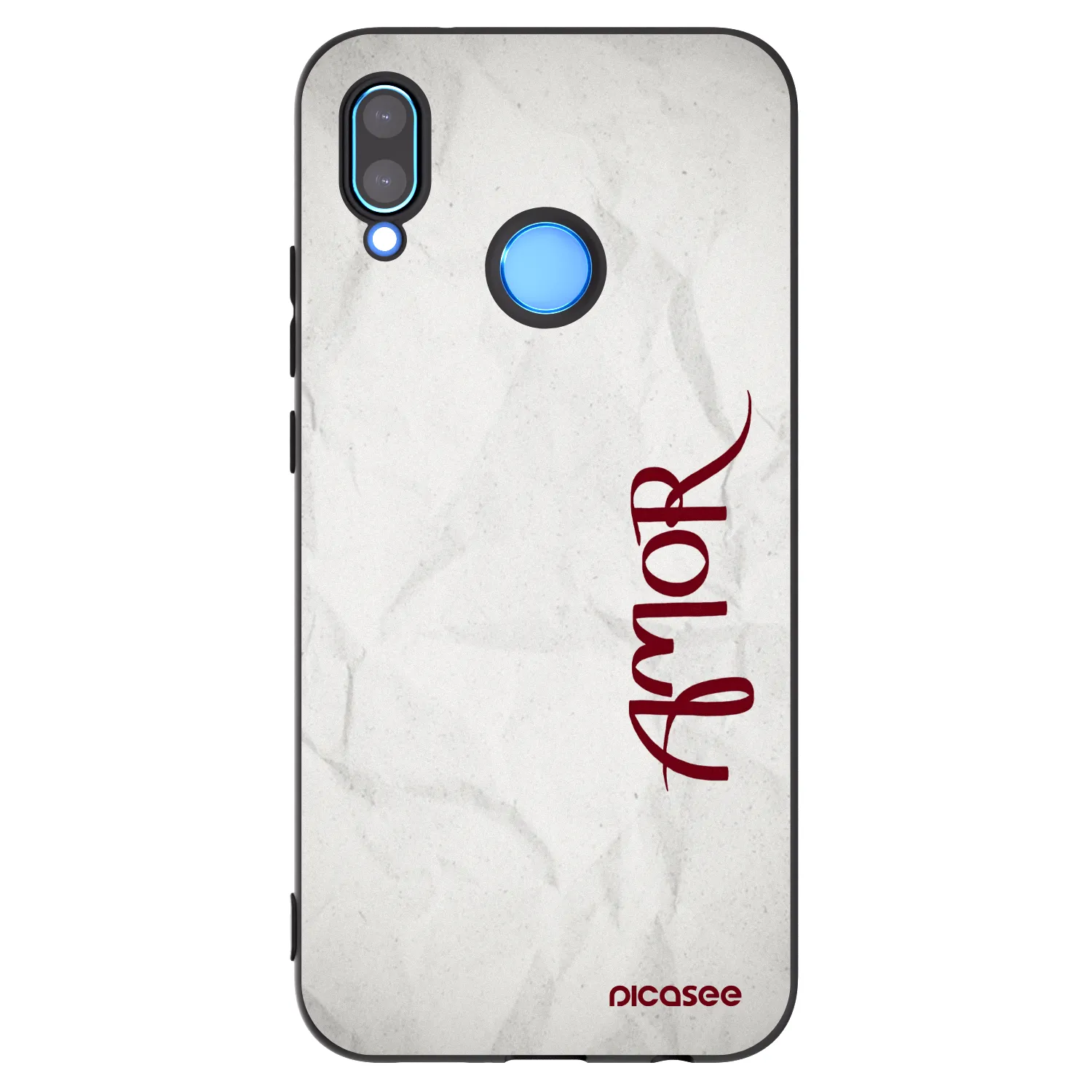 Picasee crna silikonska maskica za Huawei P20 Lite - Amor