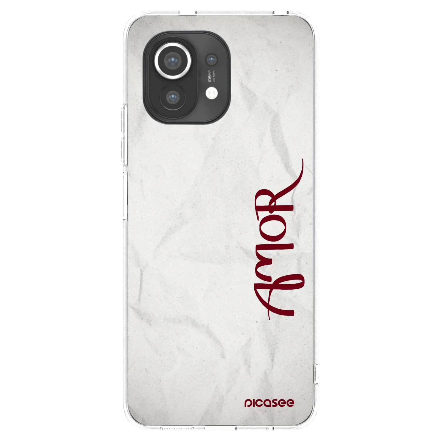 Picasee silikonska prozirna maskica za Xiaomi Mi 11 - Amor