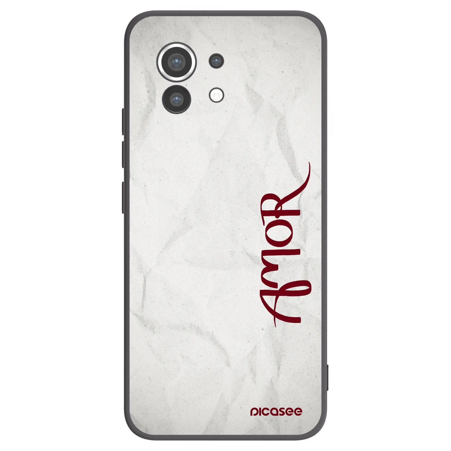 Picasee crna silikonska maskica za Xiaomi Mi 11 - Amor